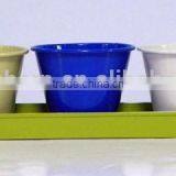 Flower Pot Set(Three Colors), MSO-030 thumbnail-1