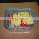 Plastic Colourful Clothes Hangers Plastic Clothespin/clothes Peg/clothes Clip With a Basket thumbnail-4