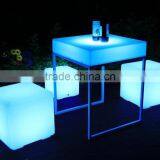 Mult Color Changing Plastic and Stainless Stell Led Table thumbnail-3