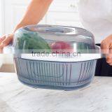 New Design Plastic Double Layer Fruit Vegetable Colander Strainer thumbnail-4