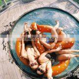 Giant Inflatable Pretzel Pool Float for Three Kids or Two Adluts Outdoor Swimming Pool Inflatable Toys thumbnail-4