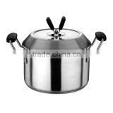 WX High Quality Stainless Steel Stock Pot/Sauce Pot/Hot Pot thumbnail-1