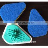 2017 Hot Sale Amazon 3 in 1 Angled Pad Shape Mop Sponge Cleaning Brush Clean Reach thumbnail-4