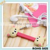 Custom Hot Fashion Cute Cartoon Bear Earphone Winder thumbnail-2