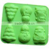 10113Christmas Shaped Silicone Chocolate Mould and Mold thumbnail-2