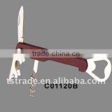 Multifunction Opener Keychain Bottle Opener Novelty Stainless Steel Durable Fashion Stainless Steel Red Wine Opener C01120B thumbnail-1