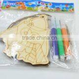 2016 DIY Christmas New Gifts Fish Craft MDF Wood Clip thumbnail-2