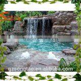 Hot Sale FRP Reinforced Concrete Artificial Large Outdoor Hot Spring Waterfall Rockies Fountain thumbnail-1