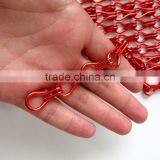 Shiny 12mm Red Color Decorative Aluminum Link Chain for Flower Basket thumbnail-1