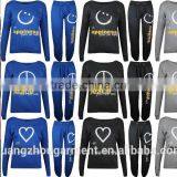 NEW LADIES WOMENS CELEBRITY PEACE LOVE SWEATSHIRT TRACKSUIT thumbnail-1