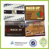 OEM & ODM Welcomed Garment Men's Jeans Leather Label