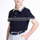 British Student Boys T-shirt Polo Shirt, V Collar College, Short Sleeved Sweat Can Custom thumbnail-5