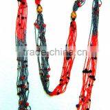 Multi Color Bead Necklaces thumbnail-1