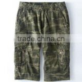 mens multi-pocket camouflage work trousers