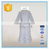 Ladies Embroidery Jacket and Skirt Church Suit thumbnail-1