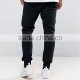 Custom Print Slim Fit Joggers With Cuffed Hem Men Gym Pants With White Drawstring thumbnail-2