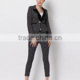 DY1224W Hot Sale Ladies Blazer and Pants Set Ladies Suits and Outfits thumbnail-1