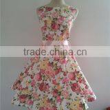 Walson Vintage Style Print Floral Dress Design for Wedding Party Swing Dress Rockabilly Plus Size Dresses Dresses for Women thumbnail-3