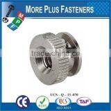 Made in Taiwan Brass Stainless Steel Solid Brass Knurled Thumb Nut thumbnail-6