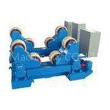 VFD Control 20 Tons Self-aligend Tank Turning Rolls , Full PU Wheel CE Certified
