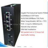 6-портовый несетевой промышленный Ethernet-коммутатор PoE с полной gigabit-скоростью thumbnail-1