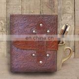 Handmade Leather Book of Shadows Blank Journal, Diary Antique Style Jaipur Made
