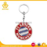 Factory Price Football Custom Metal Keychain in Silver Plated