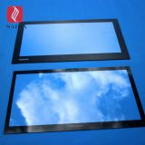 5mm thick colors silk screen printed tempered glass front cover for Large LCD advertising signage players