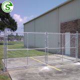 Iron and Steel Fence Chain Link Diamond Wire Mesh Fence Price thumbnail-2