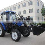 45HP Cheap Farm Tractor for Sale, Wheel Tractor With Front Loader and Backhoe thumbnail-3