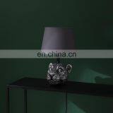 Cheetah Head Animal Statue Funny Small Decoration Customised Office Retro Desk Lamps for Hotel Bedroom thumbnail-3