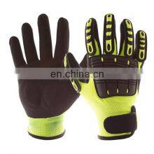 Anti Vibration HPPE Rubber Nitrile Sandy Coated Anti Impact Work Gloves thumbnail-2