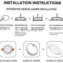 Хорошо упакованная панельная светодиодная лампа для спальни AC с входным напряжением 85-265 В, световым потоком 90 лм и индексом цветопередачи 80 thumbnail-5
