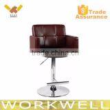 WorkWell Luxury PU PVC Bar Chairs With Footrest Quality Choice thumbnail-1