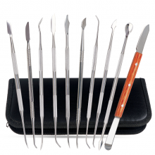 Stainless Steel 10PCS Dental Tools Set Adult Oral Dental Hygiene Set With Dental Tweezers thumbnail-1