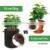 2021 New Arrival Heavy Duty Portable Round Flower Pot Non Woven Tree Planting Bag thumbnail-2