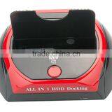 2013 Hot-sell Multi Function 2.5 3.5 All-in-1 USB 2.0 HDD SATA HDD Docking Station ,sata Hdd Docking Station Driver