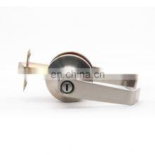 American Style Secure Brass Tubular Lever Handle Door Lock thumbnail-5