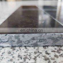 Sichuan Wall Cladding Paving Lime Stone Marble Alternative Polished Black Limestone Slabs thumbnail-1