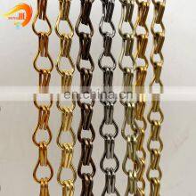 Diy Decorative Metal Anodized Aluminium Chain Link Curtain