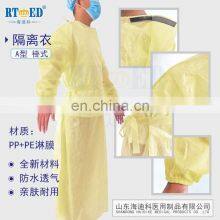 Haidike High Quality and Low Price Isolation Coverall /isolation Gown thumbnail-5