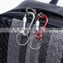 Affordable Snap Black Hooks Metal Custom High Quality Aluminum Carabiner Key Ring Clip thumbnail-2