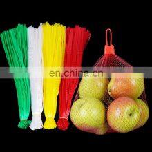 Export OEM Recyclable High Quality Tubular Net Package Bag Onion Mesh Bags for Fruits and Vegetables thumbnail-5
