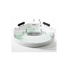 On Sale Good Design Acrylic Material Freestanding Corner Whirlpool Massage Bathtub Portable Bathtub For Adults thumbnail-1