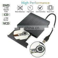 Slim External Optical Drive USB 2.0 DVD Combo DVD ROM Player CD-RW Burner Writer Plug and Play For Macbook Laptop Desktop PC thumbnail-3
