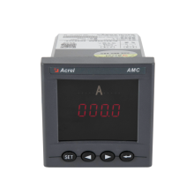 Acrel panel mountable smaryt Primary voltage DCAMC72-DI/C with RS485 communication LED display Primary voltage 300V