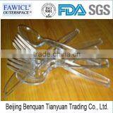 Fawicl Disposable Transparent Heavy Weight Plastic Cutlery thumbnail-2