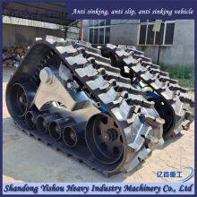 Corn Harvester Modified With Anti Sinking Half Chain Rail for Mud Harvesting, no Worries thumbnail-3