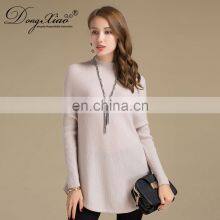 Customized Inner Mongolian 100% Pure Cashmere Latest Fashion Jumpers Women Winter Pullover Sweater For Woman thumbnail-5