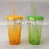 Color Changing Plastic Cup Gradient Color Water Bottle thumbnail-2